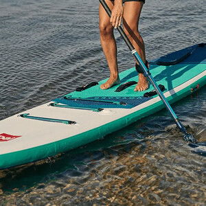 2024 Red Paddle Co 12'0'' Voyager MSL Stand Up Paddle Board , Beutel & Pumpenpaket 001-001-002-0063 - Blue